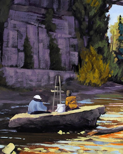 Artists at Elora Gorge, ON