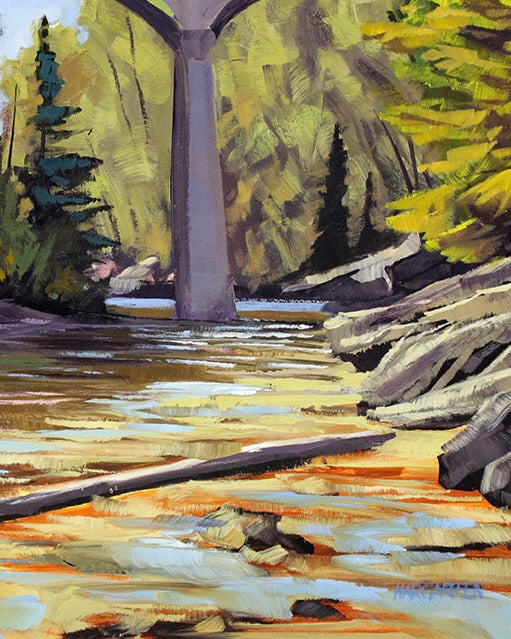 Artists at Elora Gorge, ON