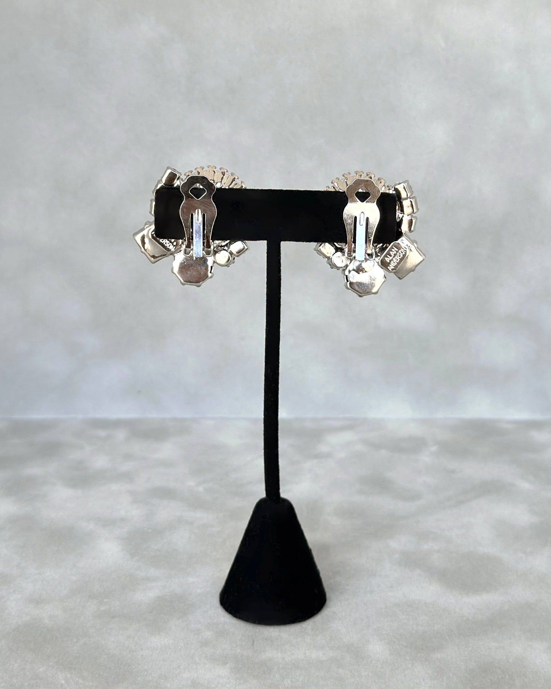 Pearl Button Earrings