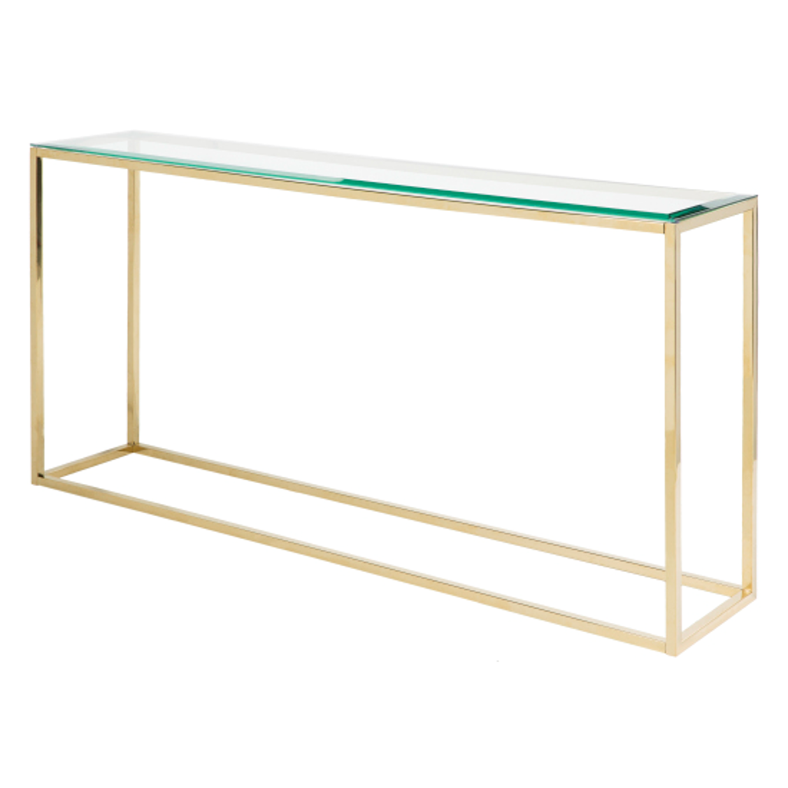 Gold Console Table