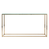 Gold Console Table