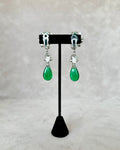 Emerald & Crystal Earrings