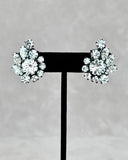 Crystal Button Earrings