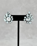 Crystal Button Earrings