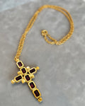 Amethyst Cross on Chain