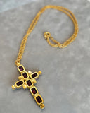 Amethyst Cross on Chain