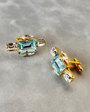 Aquamarine Cuff Links