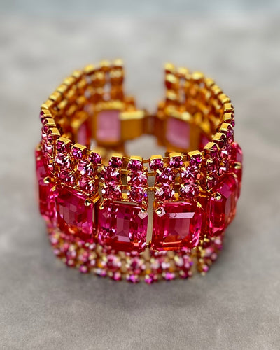 Pink Crystal Bracelet