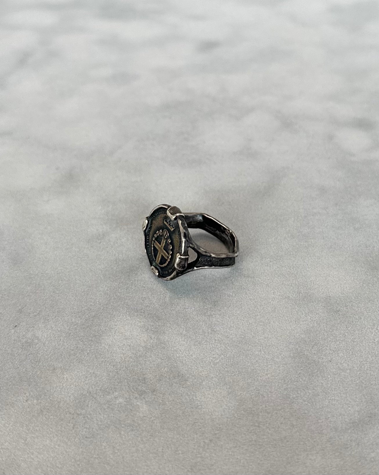 Petit Fortune Favors the Bold Coin Ring