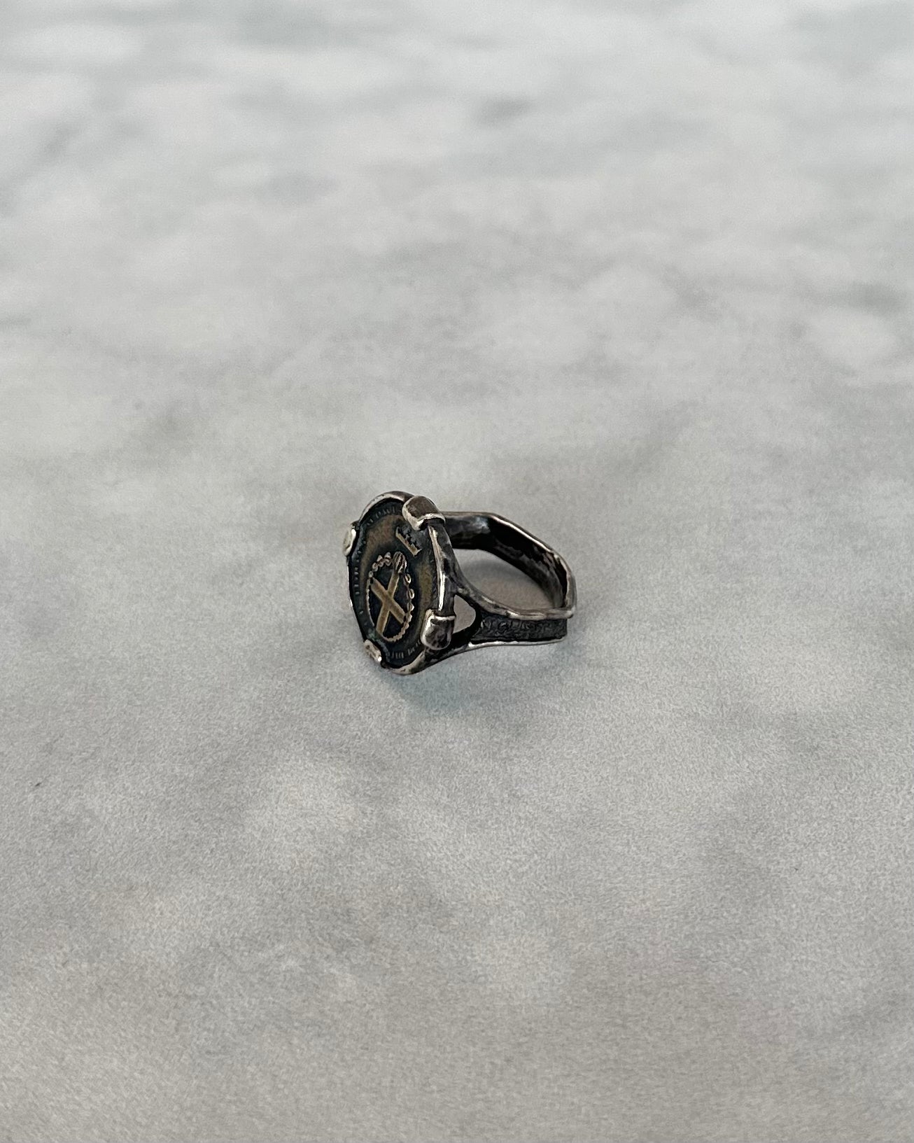 Petit Fortune Favors the Bold Coin Ring
