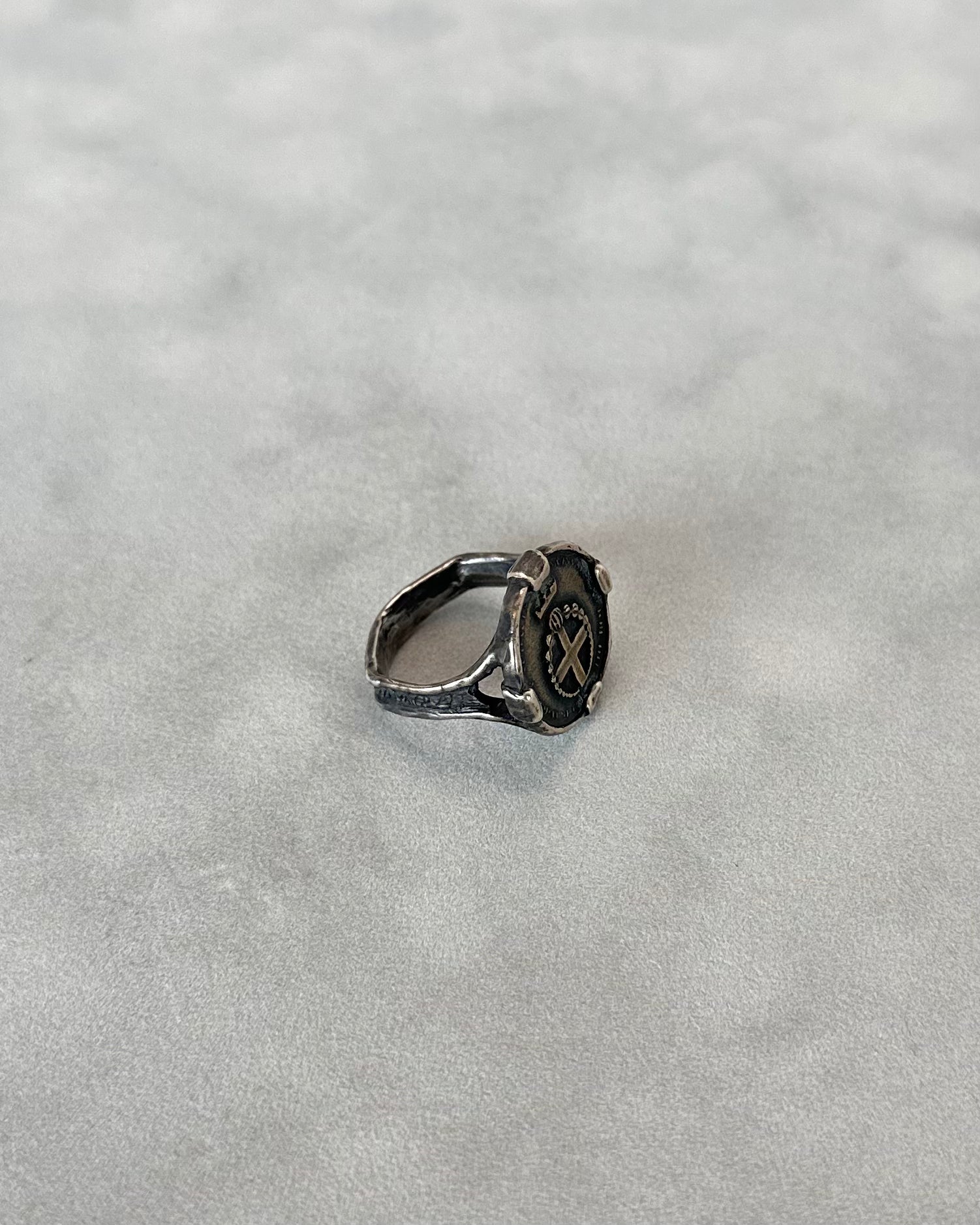 Petit Fortune Favors the Bold Coin Ring