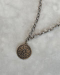 WW1 Winged Victory Angel Coin Pendant Necklace