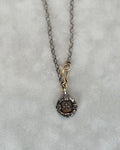 Petit Fortune Favors the Bold Coin Pendant Necklace