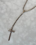Anatomical Heart Center Rosary Necklace