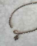 Square Cross Sterling Silver Necklace
