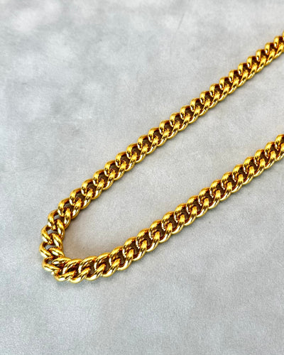 Gold Curb Chain