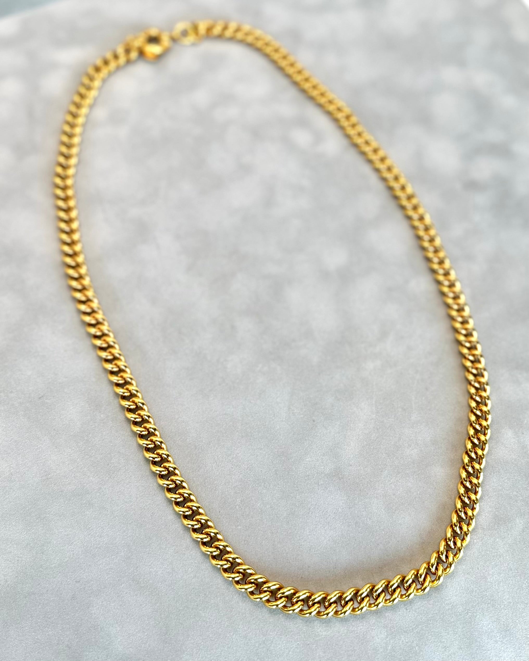 Gold Curb Chain