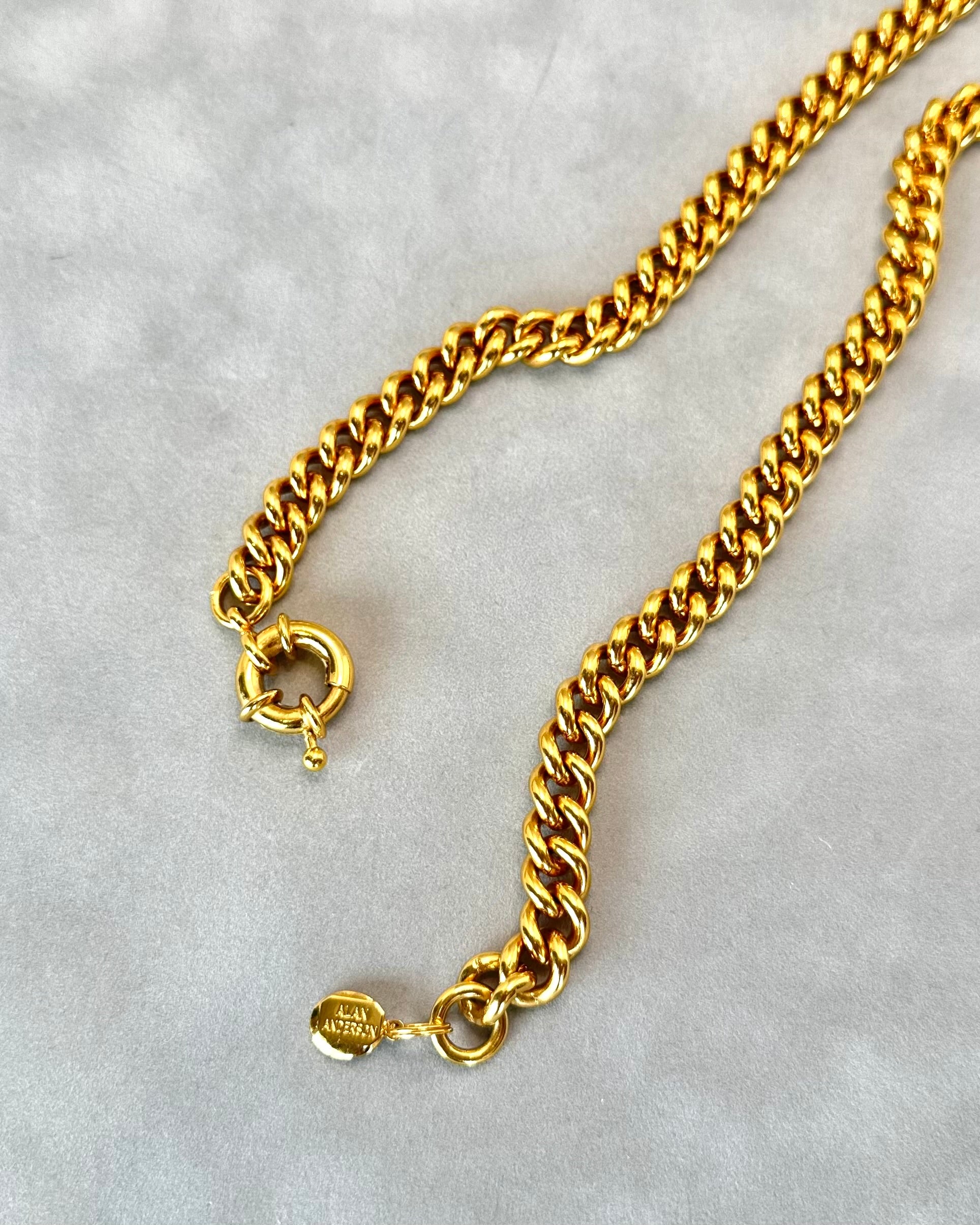 Gold Curb Chain