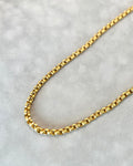 Engraved Gold Chain