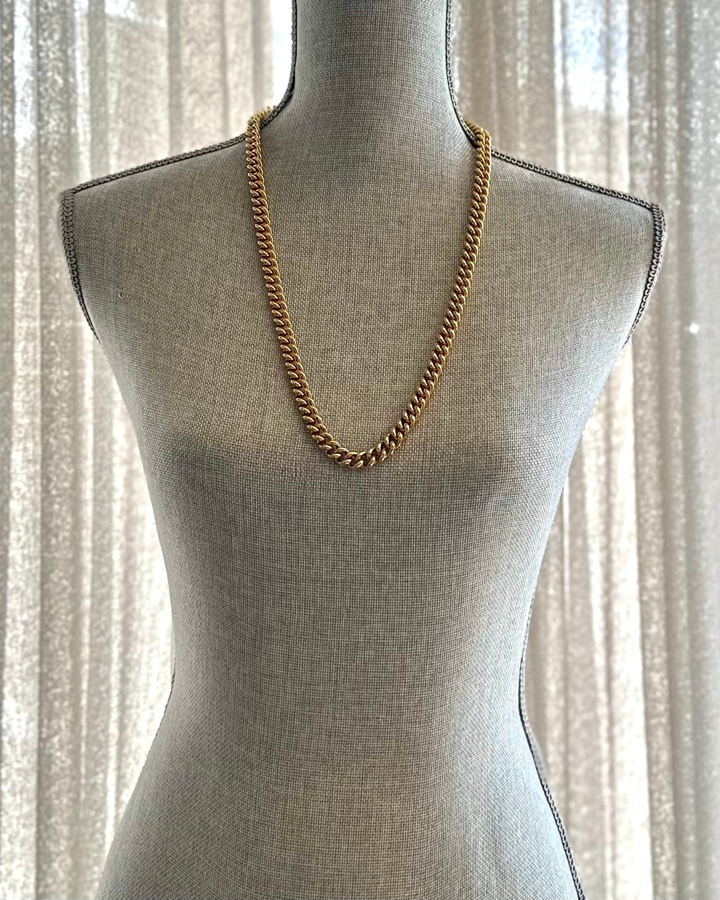 Gold Curb Chain