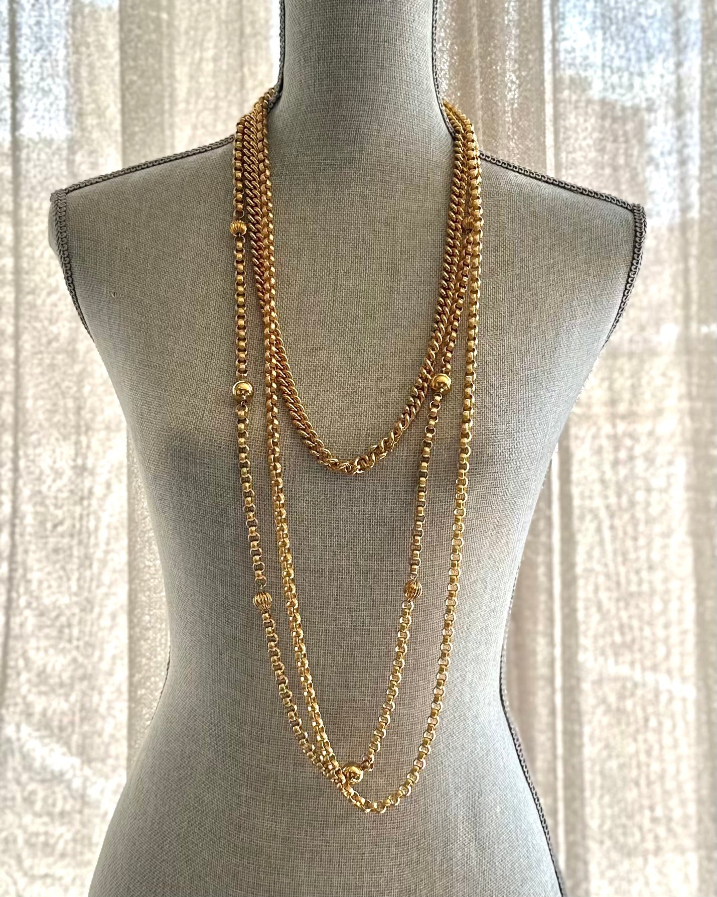 Gold Curb Chain