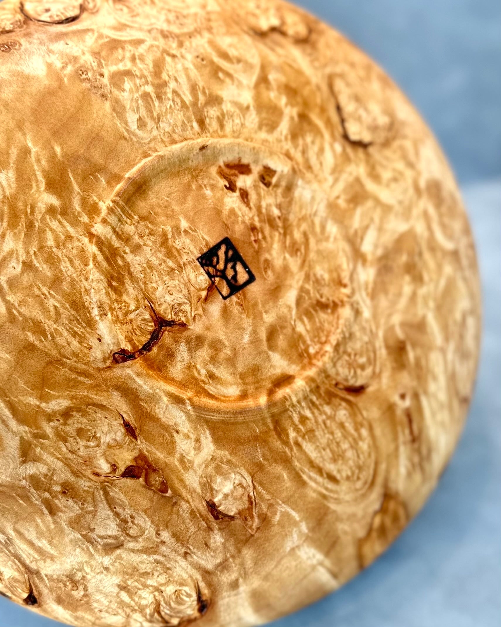 Maple Burl Hollow Form