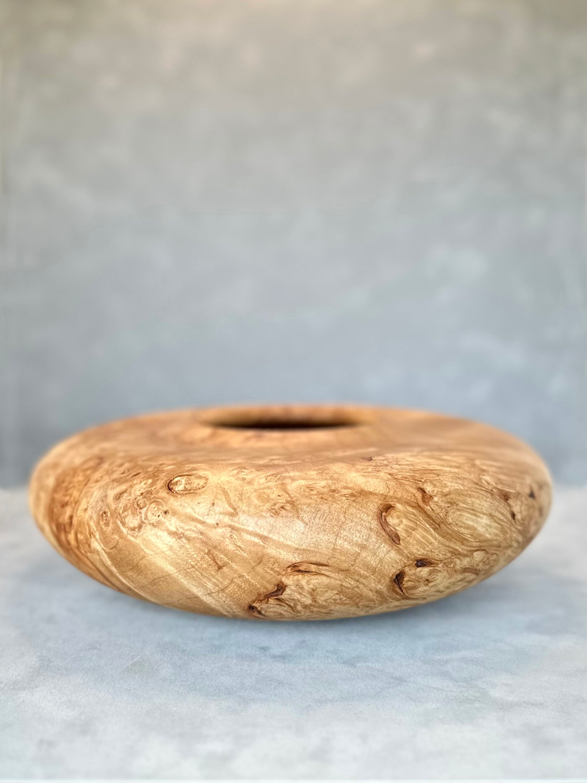 Maple Burl Hollow Form