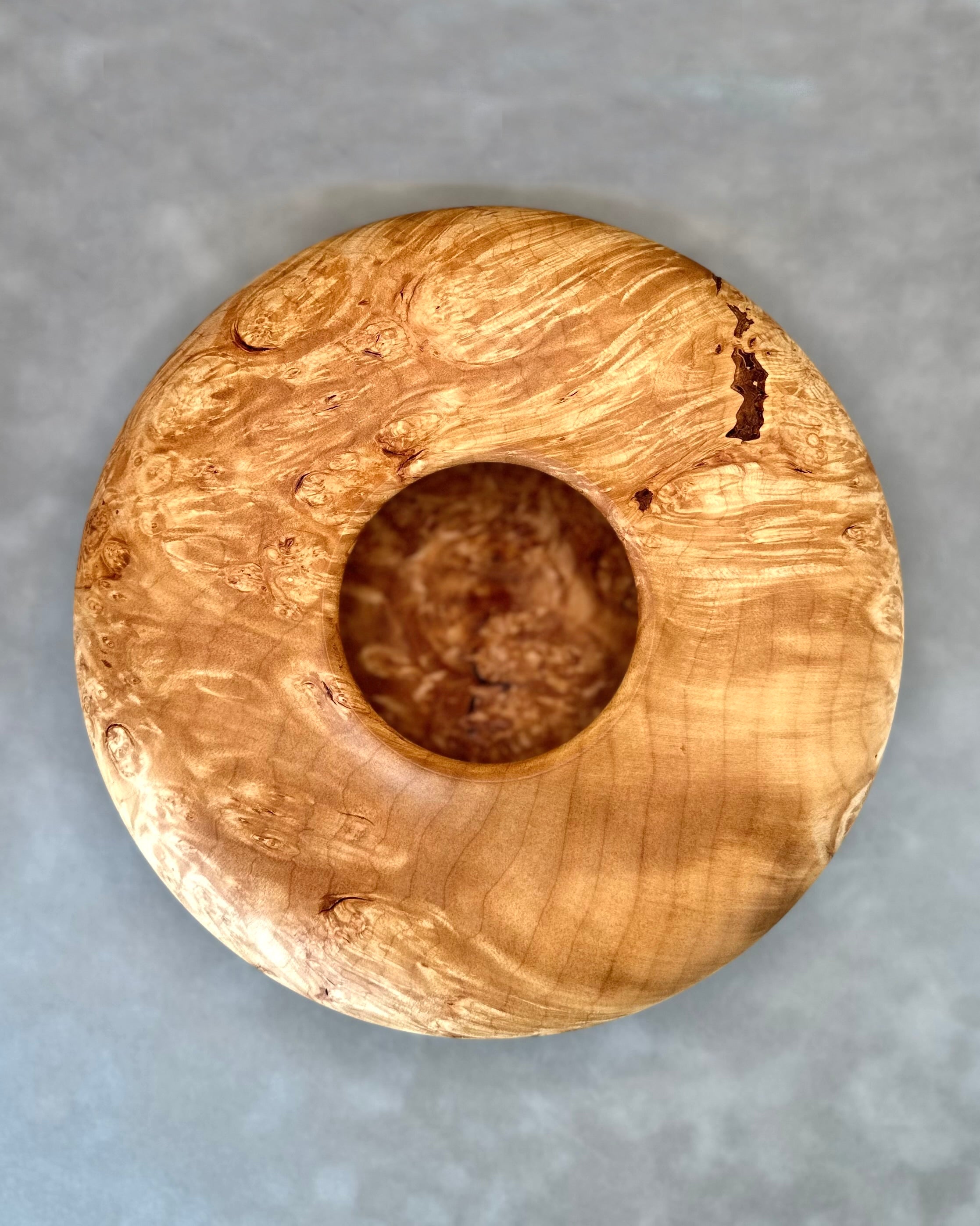 Maple Burl Hollow Form