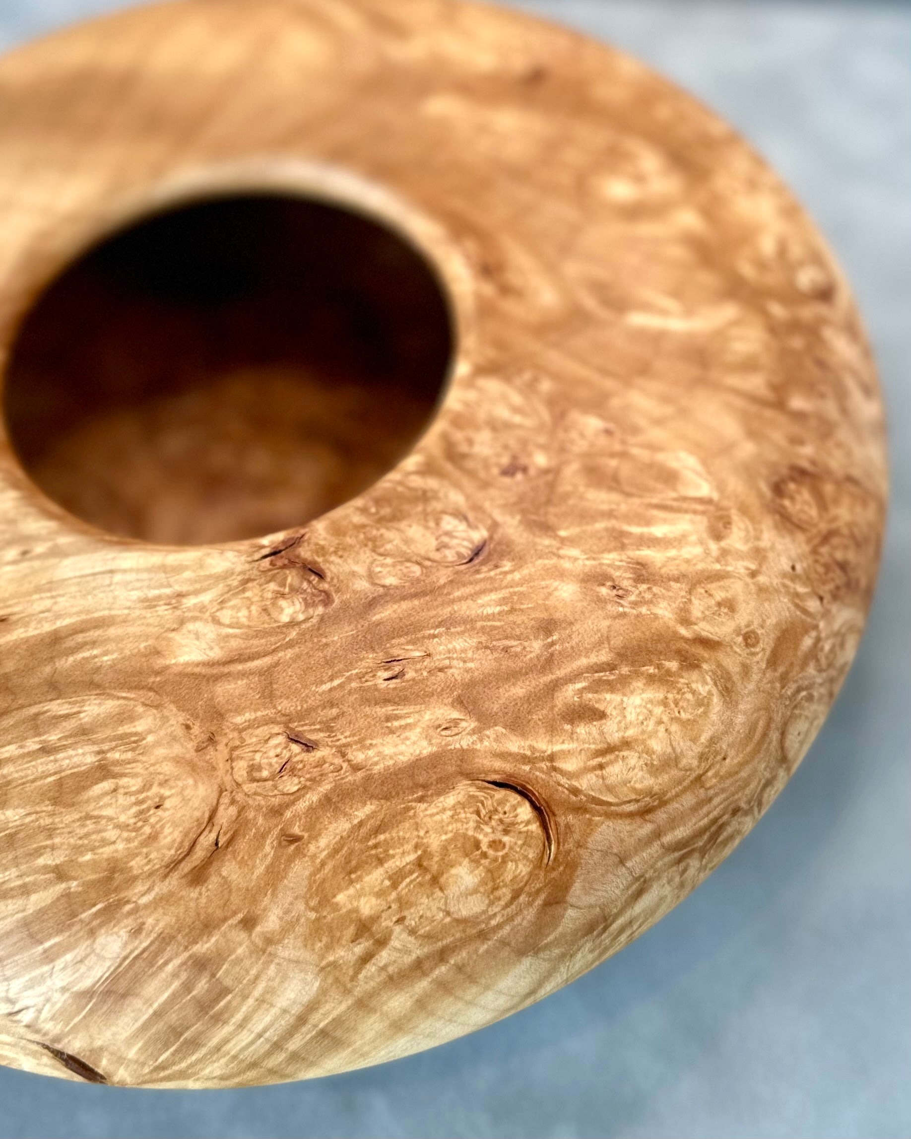 Maple Burl Hollow Form