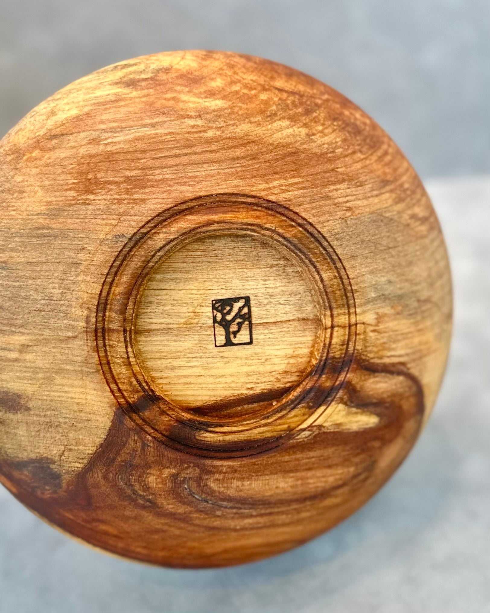 “River Rock” Spalted Arbutus Bowl