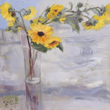 Sunflowers in the Rain