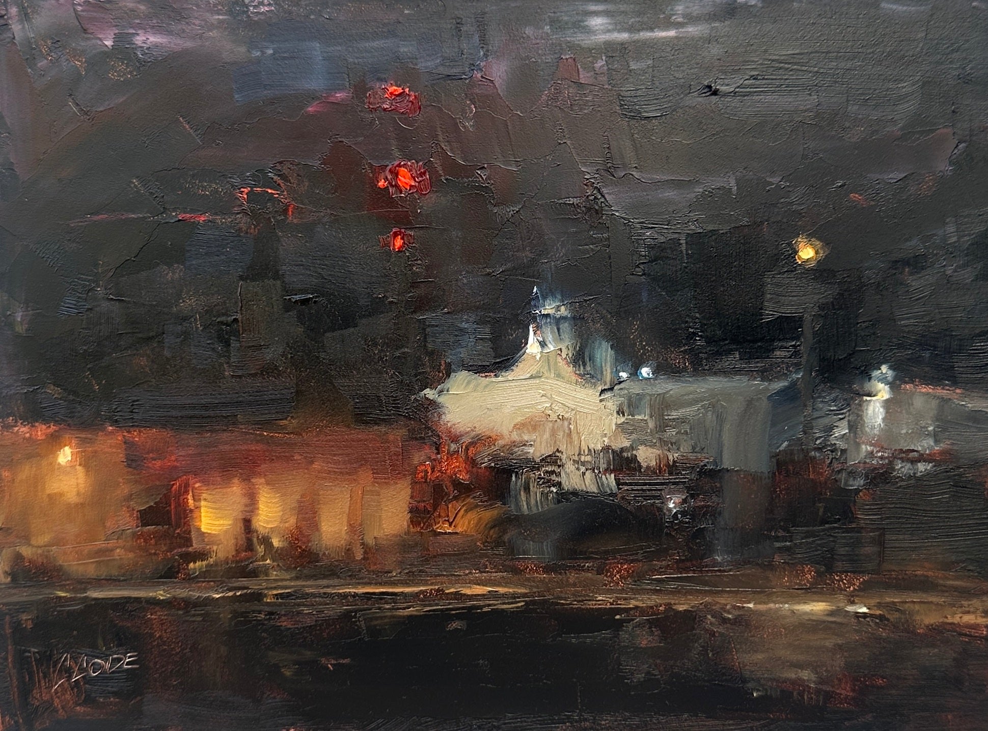 Cell Tower - Plein Air