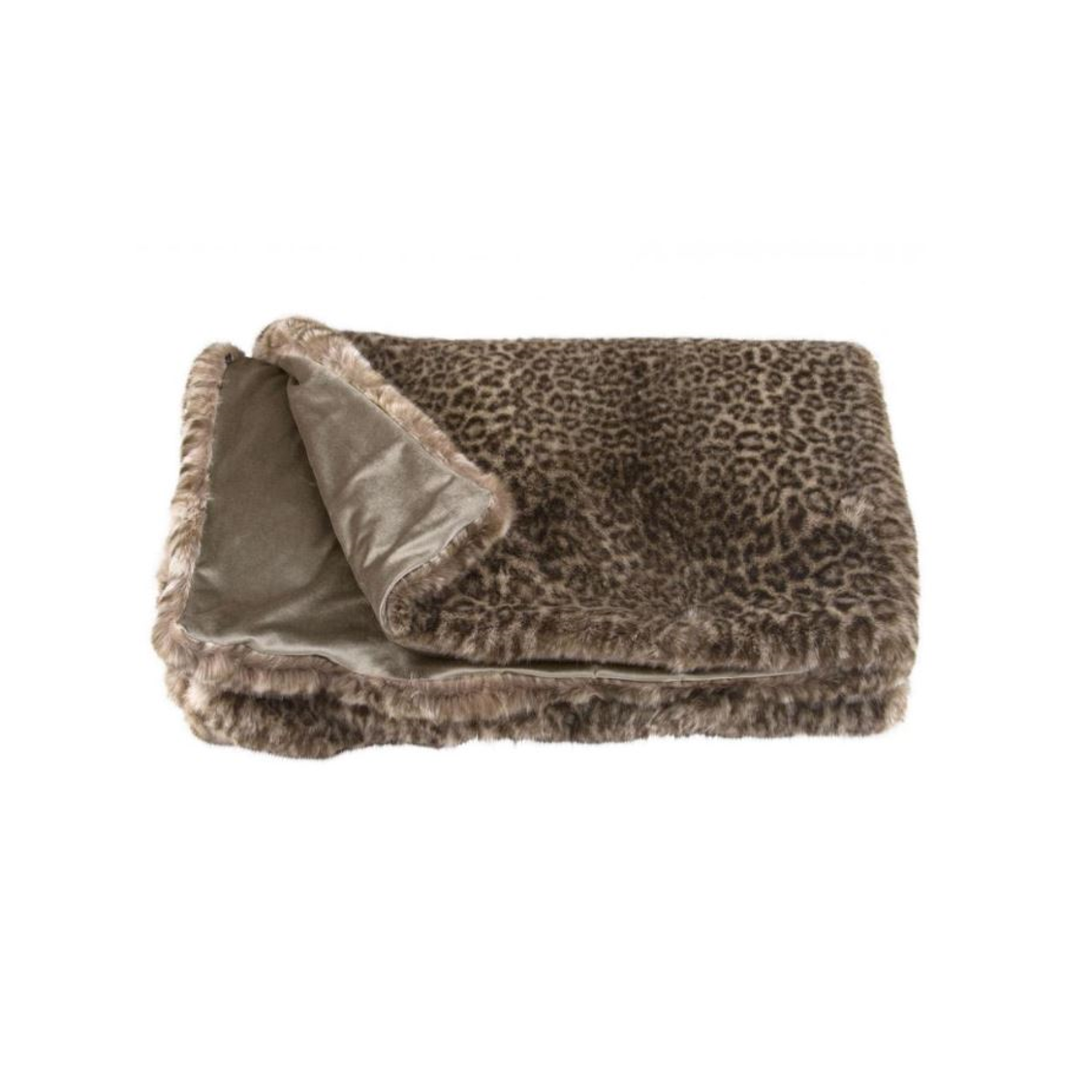 Snow Leopard Fur Throw