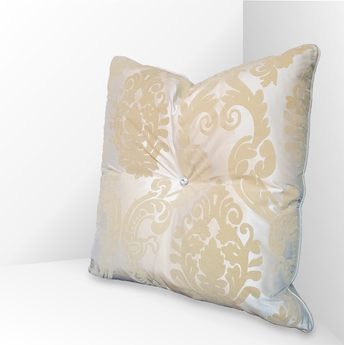 Velvet Damask Cushion