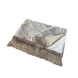 Lattice Silk Throw