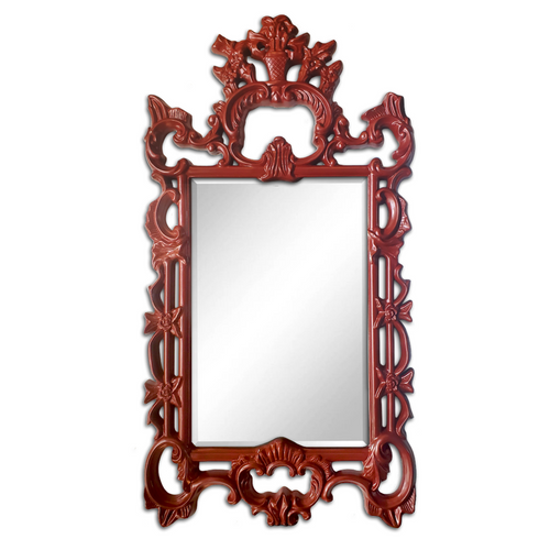 Traditional Red Mirror