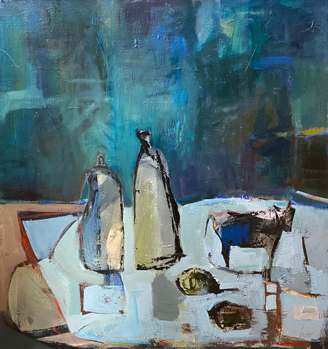 Two Bottles and a Cow