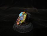 Multi-Colour Crystal Ring