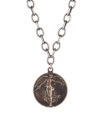 WW1 Winged Victory Angel Coin Pendant Necklace