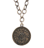 WW1 Winged Victory Angel Coin Pendant Necklace
