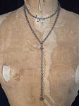 Sterling Silver Gothic Coptic Cross Chain Necklace